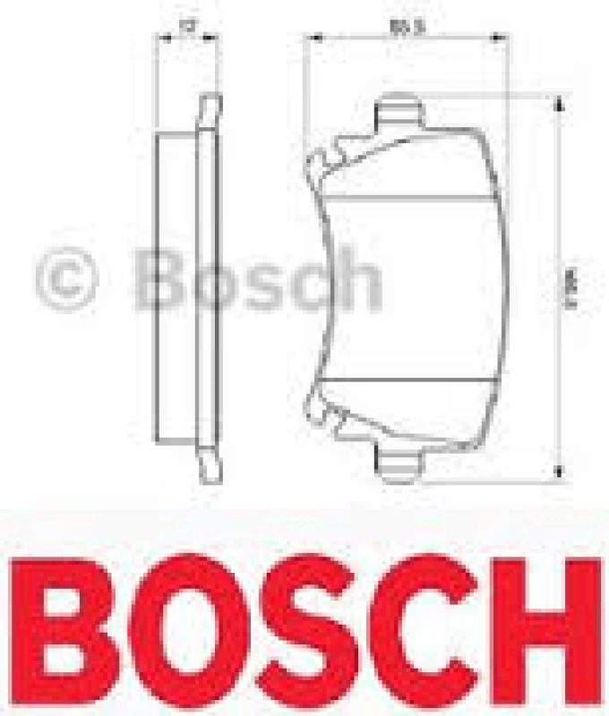 ΤΑΚΑΚΙΑ ΠΙΣΩ BOSCH(5N0698451/3C0698451D)